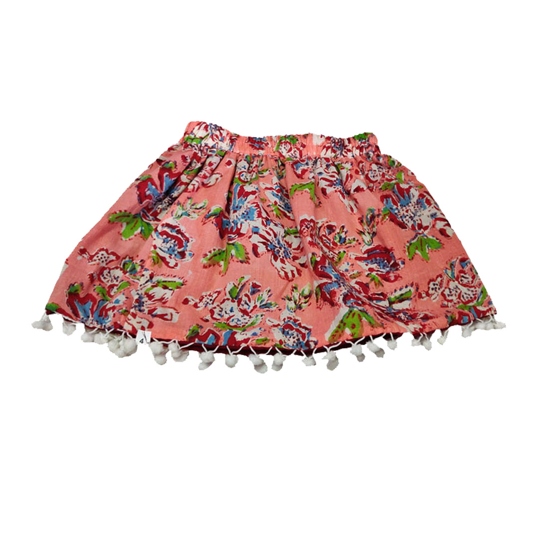 peach reversible skirt