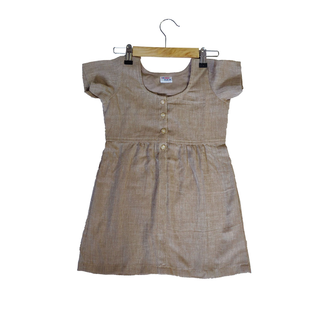 brown frock front