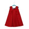 red checks frock